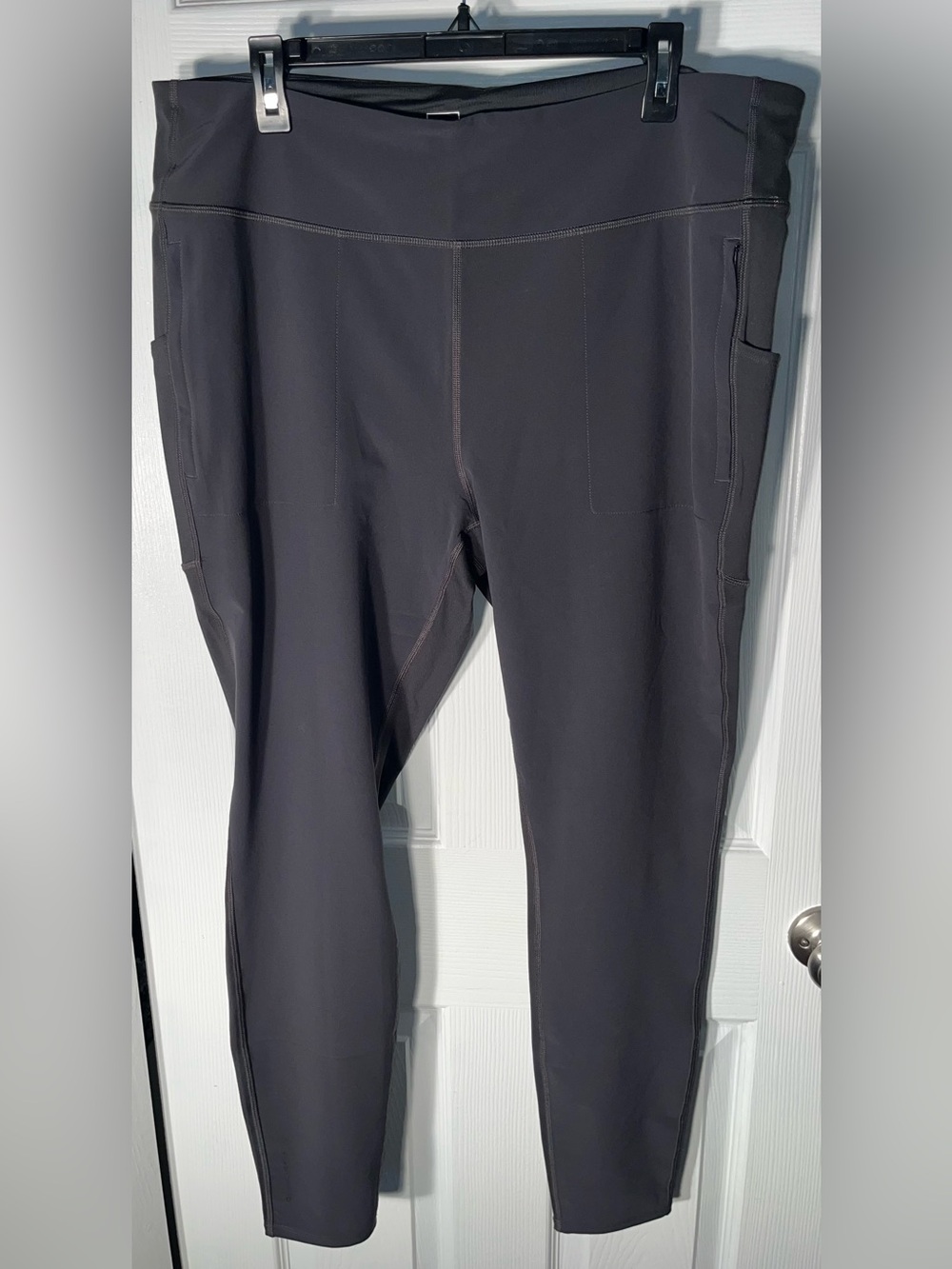 Women’s The North Face Plus Midline High-Rise Grey Leggings XXXL Zipper Pockets